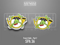 Kitsworld SAV Sticker - French Units - SPA 36 